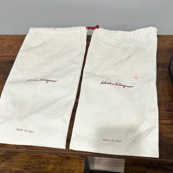 Salvatore Ferragamo Black Leather Men's Loafers / Slip-Ons - Picture 11 of 12